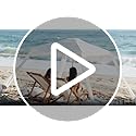 AMMSUN Beach Cabana with Fringe, 6.5' x 6.5' Boho Beach Canopy with Tassels, Easy Set up & Premium Wood Pole, Cabana Tent ...