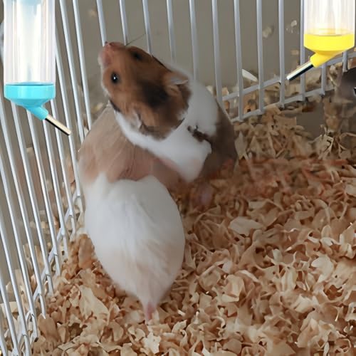 2 Pcs 16Oz Guinea Pig Water Bottle No Drip Small Animal Water Bottle, for Hamster/Small Pet/Bunny/Ferret/Hamster/Guinea Pi...