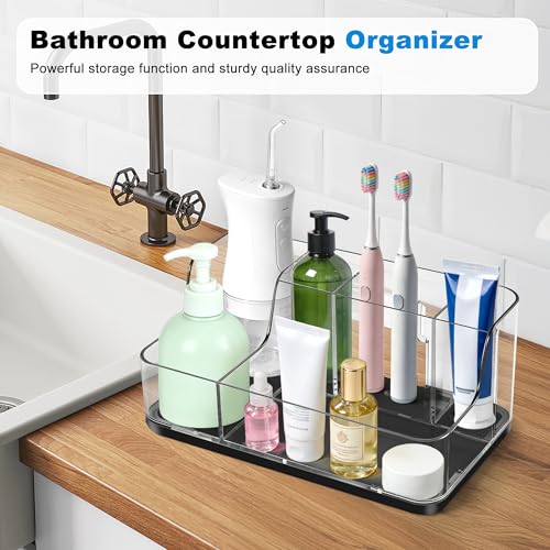 Black Cosmetic Storage Box Dressing Table & Bathroom Counter Storage Lipstick & Brush Beauty Organizer Dressing Table Skin...
