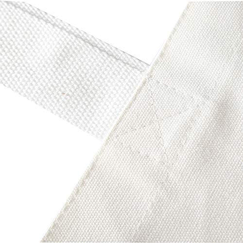 Augbunny Durable 100% Cotton 12oz Canvas Heavy Duty Extra Large Grocery Bag Beach Tote Shopping Bag Multi Purpose Tote.