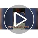 Gute Chair Seat Covers, Dining Room Chair Seat Covers with Ties,Removable Washable Dining Chair Covers Anti-Dust Dining Ro...