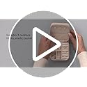 VOMNA Mini Jewelry Travel Case,Small Jewelry Box,Traveling Jewelry Organizer,Portable Jewellery Storage Holder for Rings E...