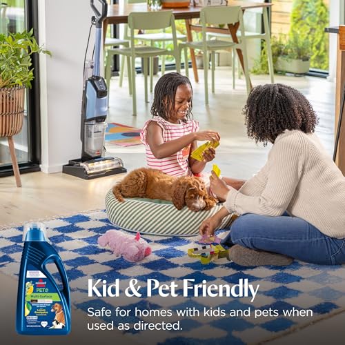 Bissell Multi-Surface Pet with Citrus, 3444G, 80oz, Safe on Sealed Hard Floors and Area Rugs, Removes tough pet messes and...