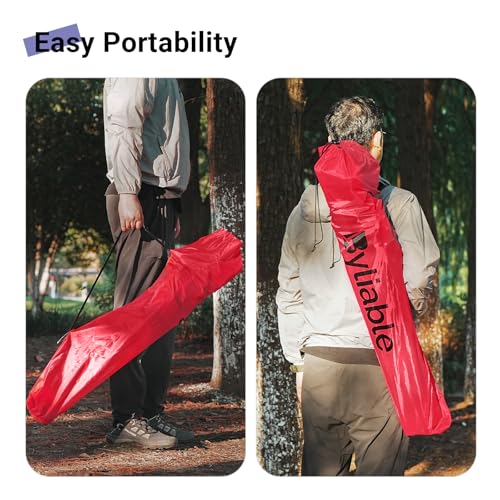 Camping Chairs Portable Folding Lightweight Outdoor Lawn Chair for Adults with Cooler Bag, Cup Holder and Side Pocket for ...