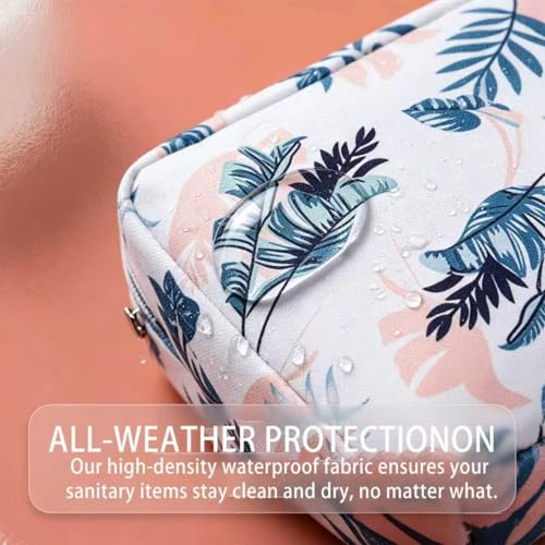 HXLJHALG 4Pcs Sanitary Napkin Storage Bag, Portable Period Pouch Feminine Pads Tampon Organizer Pouch Pad Holder Bag Small...