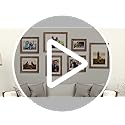 TWING 8x10 Picture Frame Set of 6, Vintage Walnut Photo Frames Display Pictures 5x7 with Mat or 8X10 Without Mat, Tabletop...