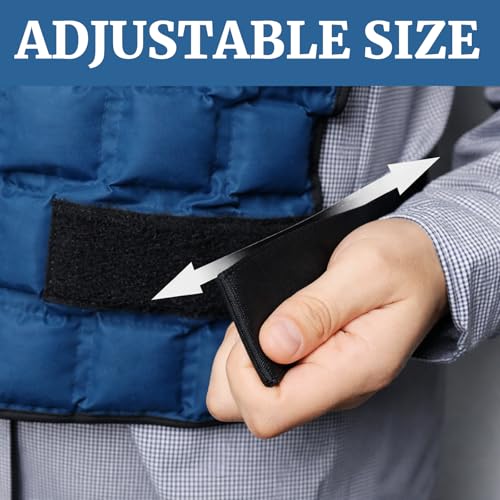 Cuffbow Ice Pack Cooling Vest for Men & Women, Vests Lightweight, Adjustable Change Reusable Cooling Vest for Weather