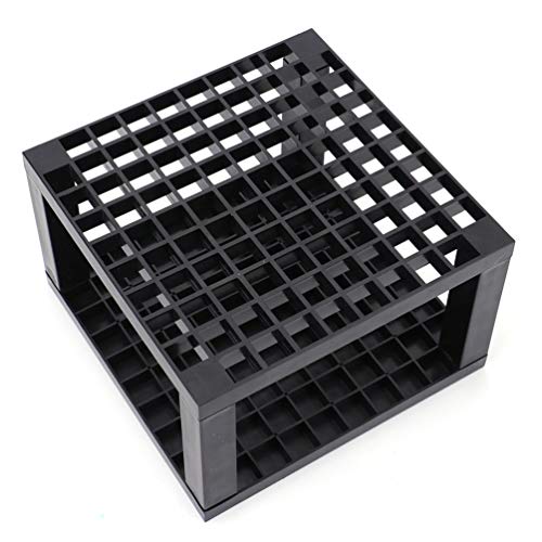 Foraineam 4-Pack 96 Holes Pencil & Brush Holder - Plastic Desk Organizer Stand Holder for Pencils, Pens, Paint Brushes, Mo...
