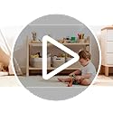 Yilobi 5 Pack Woven Storage Baskets for Shelves, Decorative Basket Organizer Storage Bins for Toys, Books, Clothes, Close...