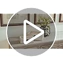 UPPER DECOR Rustic Ivory Decorative Storage Boxes with Lids Set of 2, Farmhouse Wooden Boxes for Home Decor, Keepsake Boxe...
