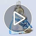Old World Christmas Mrs. Rabbit and Peter Glass Blown Ornament for Christmas Tree, Handcrafted Holiday Decoration, Peter R...