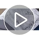 Uhomy 2 Packs Fluffy Accent Pillows Cover 20"x20", Soft Gray Ombre Faux Fur Throw Pillow Case, Modern Luxury Decorative Sq...
