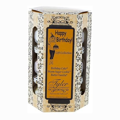 Tyler Happy Birthday Gift Set - 3 Candles 3.4oz