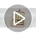 XZUZ Travel Jewelry Box, PU leather Small Jewelry Organizer For Female Girls, double layer portable mini travel case for s...