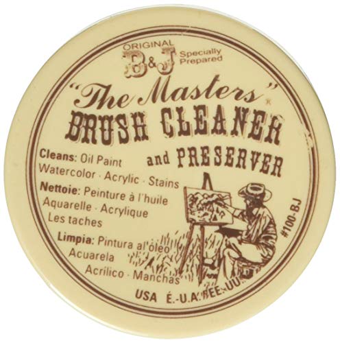 The Masters Paint Brush Cleaner and Preserver for Artists, 1 Ounce