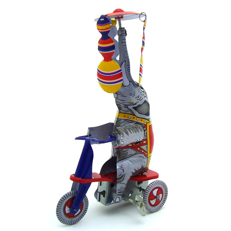 Circus Elephant Riding A TricycleA Collectible Creative Gift And Photography Prop.