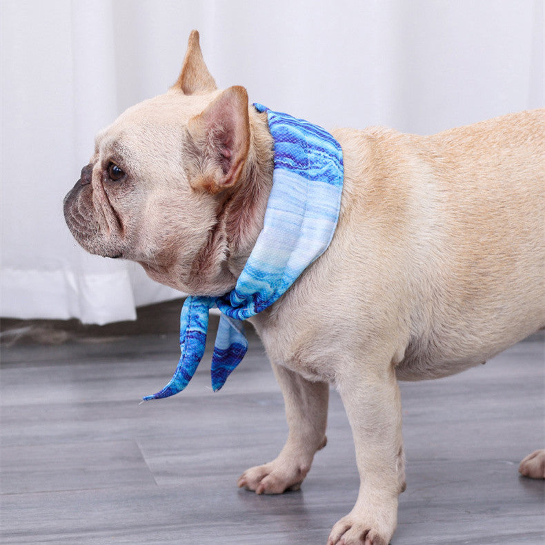 Pet Fashion Cooling Cat Ice Scarf