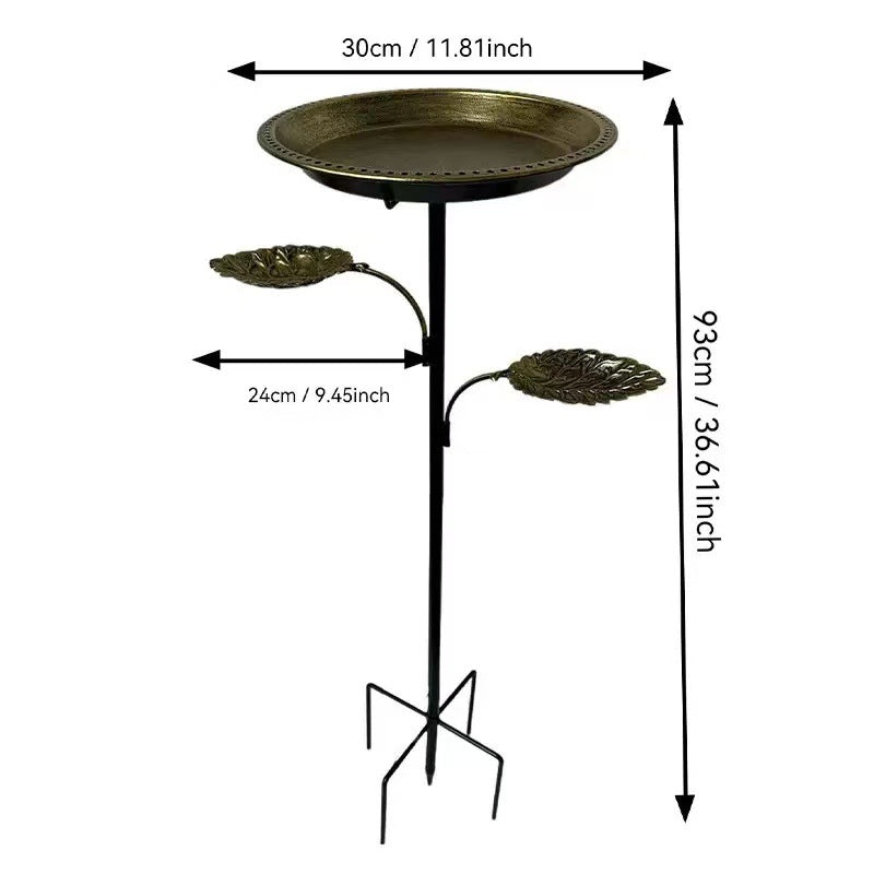 Outdoor Home Decor Ornaments Garden Courtyard Ground-Insert Bird Feeder