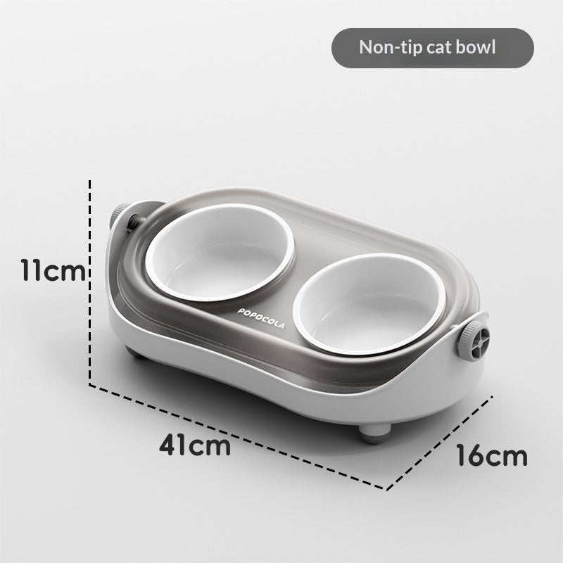 Neck Friendly Cat Bowl Ceramic Cat Food Dish Pet Cat Feeding Bowl