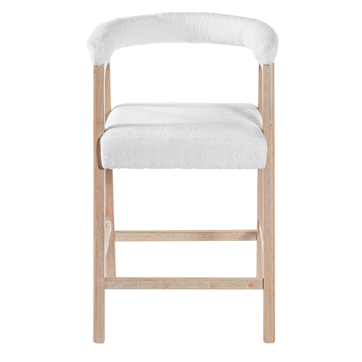 26 Seat Height Bar Stools With Back, Comfortable Counter Stools For Kitchen Island Dining Room, Set Of 2