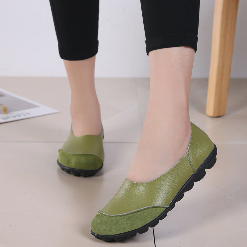 Womens Springsummer Loafers In Korean Casual Style