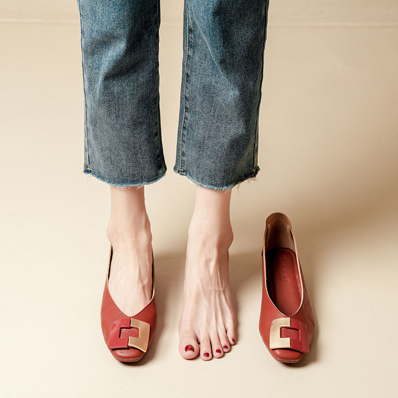 Soft-soled New-style Comfortable Breathable Low-heeled Shoes
