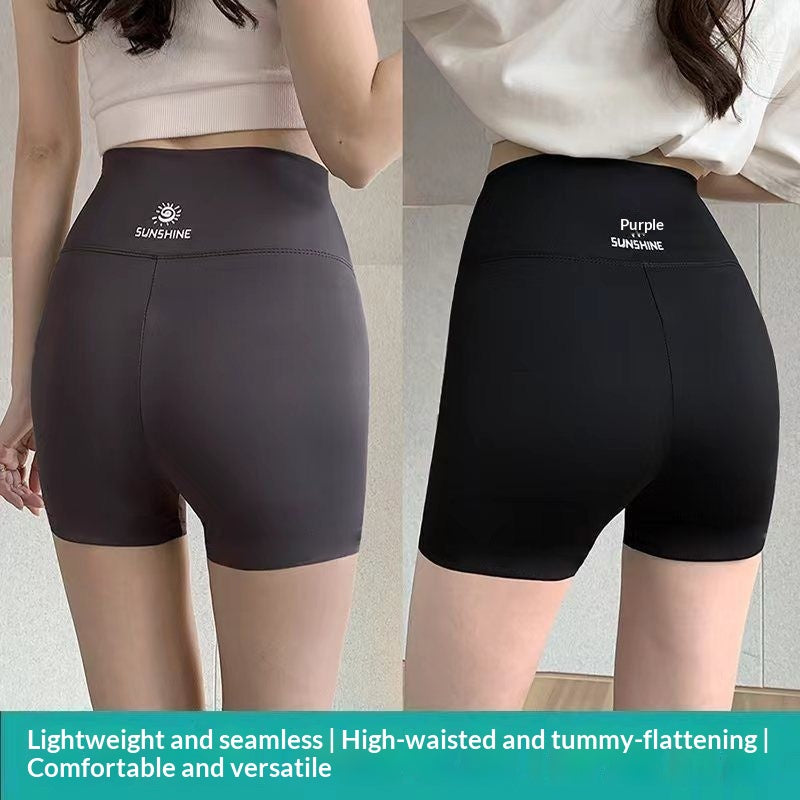Womens Anti-Exposure Summer Yoga And Fitness 2-in-1 Shorts