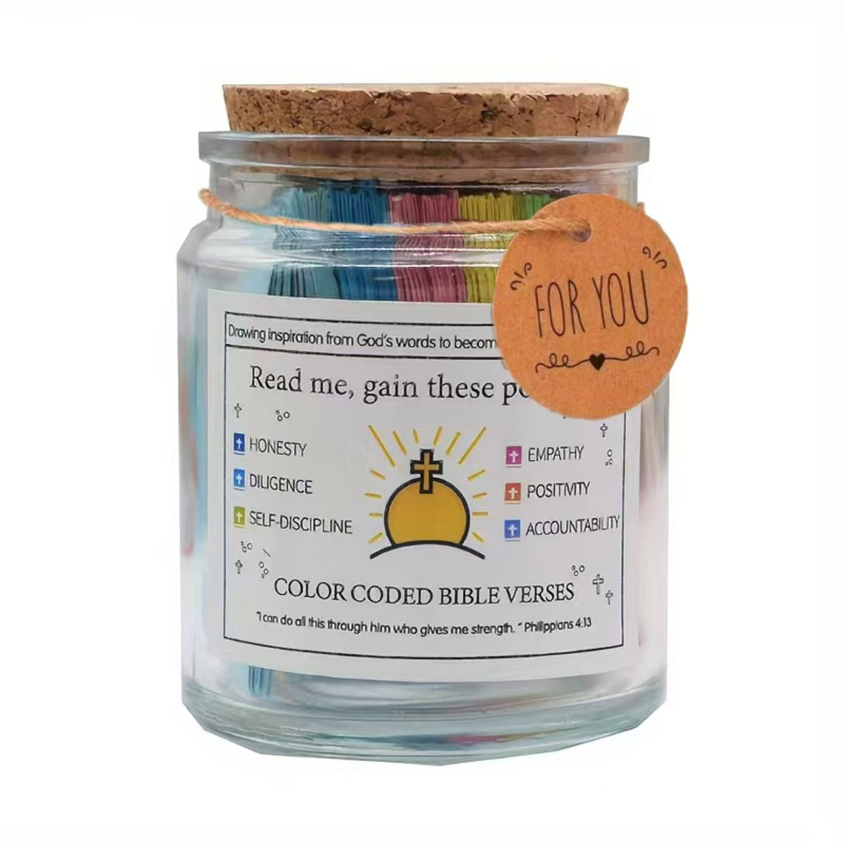 Bible Verses In A Jar Christian Gifts Devotional Prayer Gifts