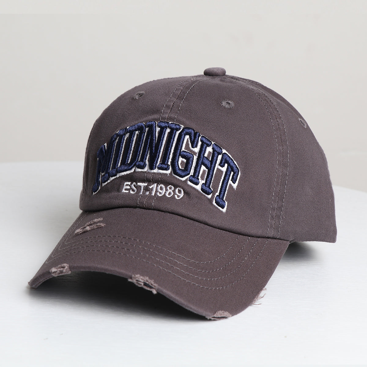 Men's And Women's Matching Casual Retro Embroidered Letters 1989 Vintage Soft Top Baseball Cap For Outdoor Street Cool And Versatile Sun Protection Fashionable Brim Hat