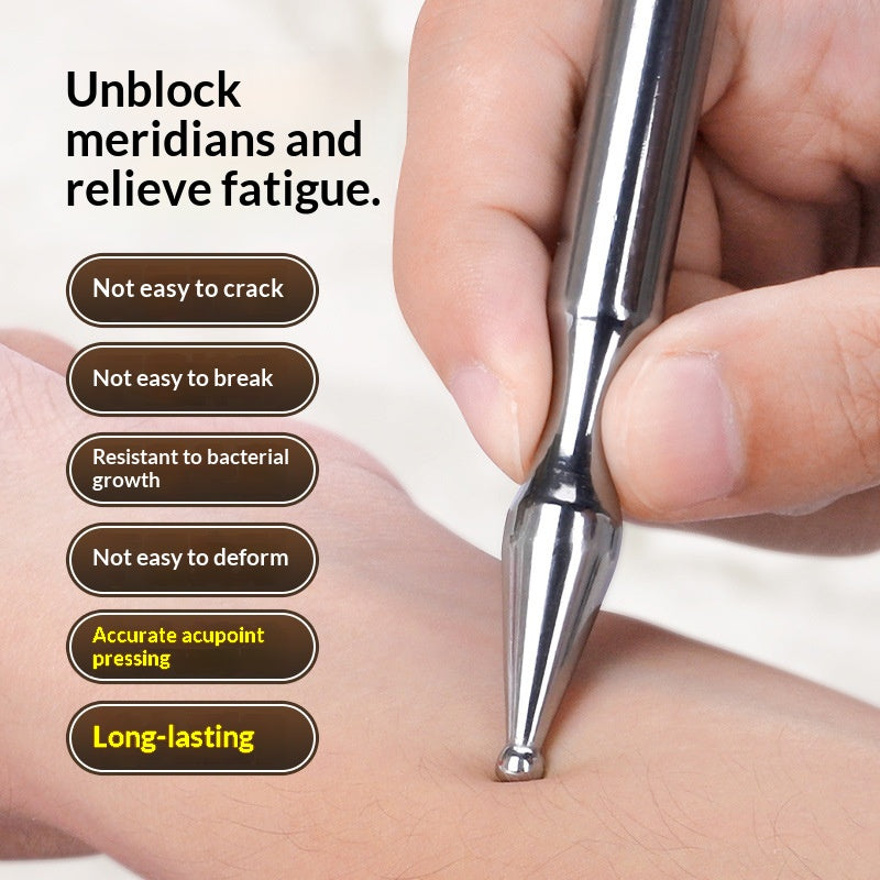 Full-body Universal Meridian Massage Foot Massager With Dual-head Acupoint Stick