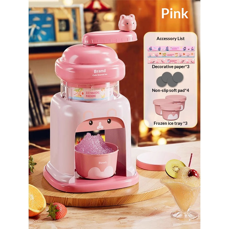 Hand-cranked Ice Shaver For Kids For Home Use