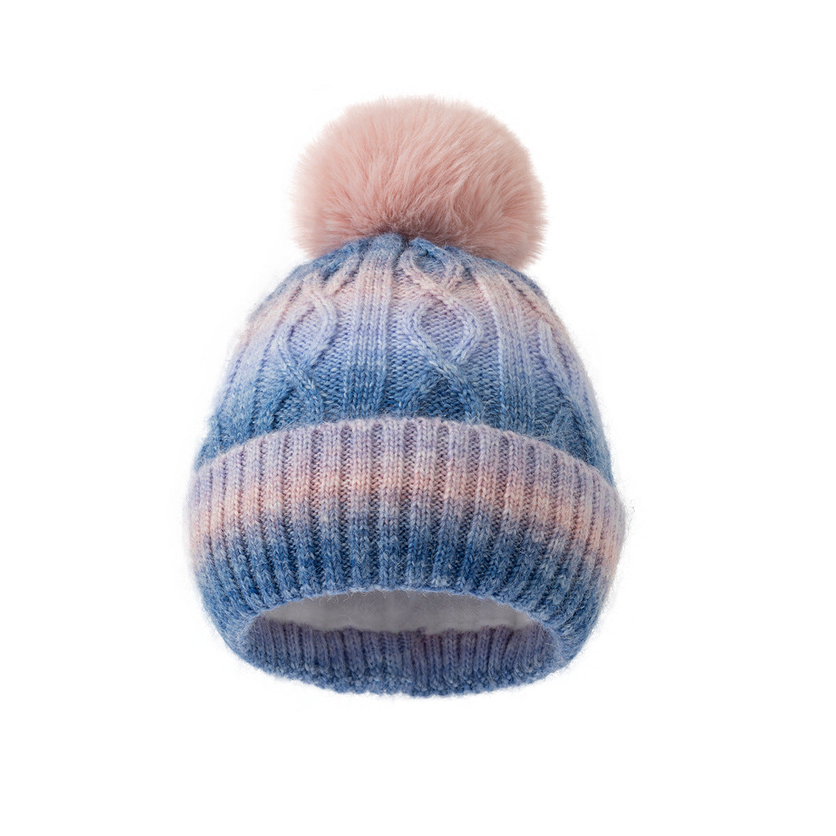 Womens Knitted Beanie In A Chic Minimalist Korean Style With A Pom-Pom Versatile And FashionForward