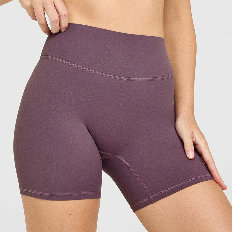 Naked Yoga Shorts Running Fitness Woman