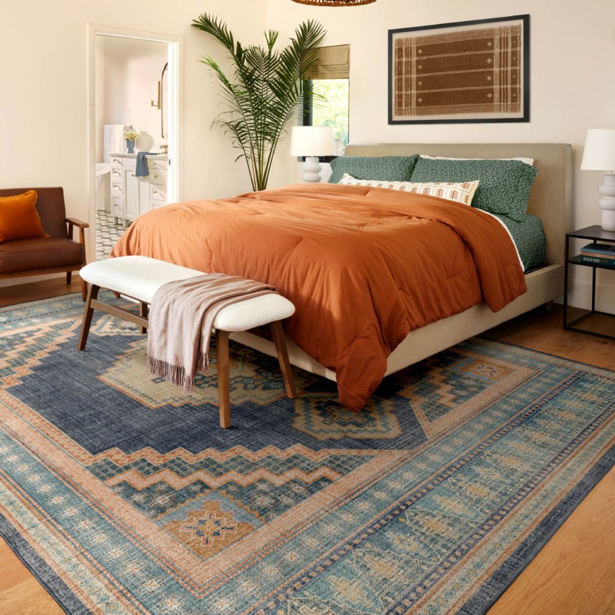 American Light Luxury Living Room Carpet Household Stain-resistant Easy To Care