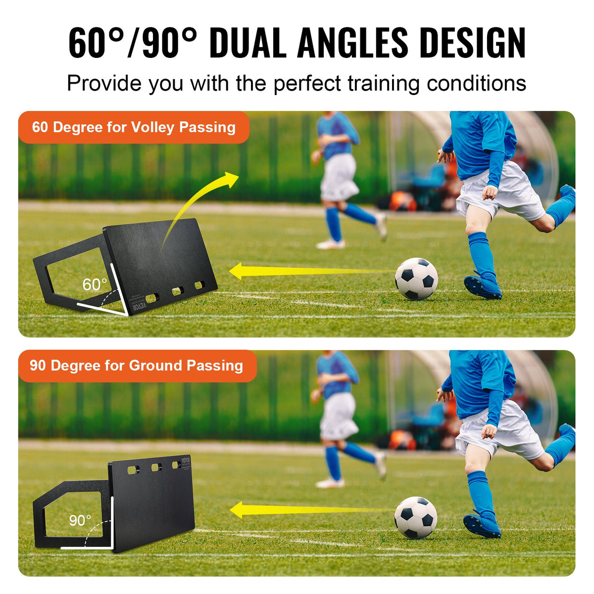Fußball Rebound Board, Tragbares Bounce Board 100 X 40 Cm, HDPE Rebounder Wand Rebound Equipment, Kinder & Jugendliche, Trainingsboard, Rebounder Kicker Für Fußballtraining, Schwarz