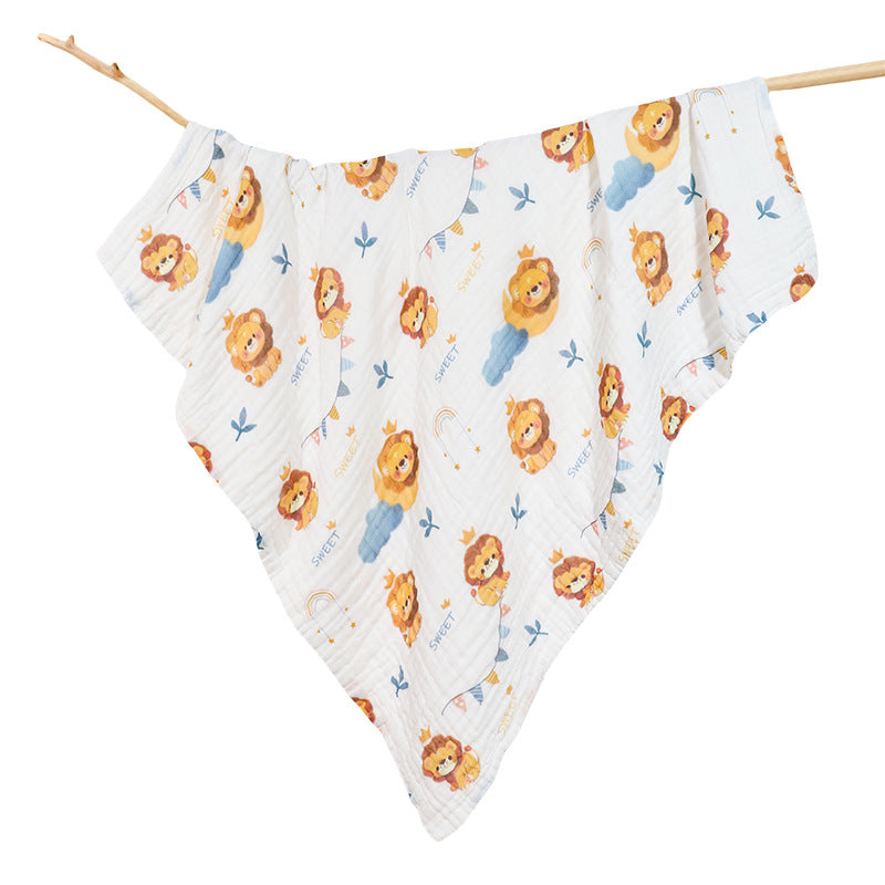 Class A Spring Summer Baby Bath Towel Pure Cotton Gauze