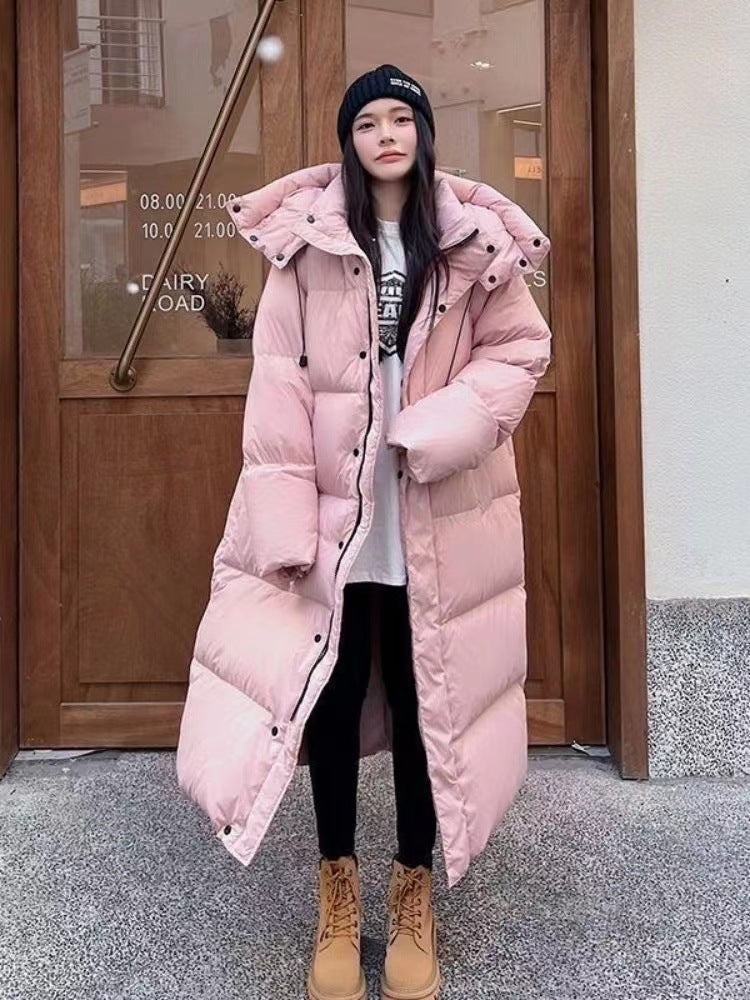 New Korean-style Mid-length Knee-length Cotton Coat