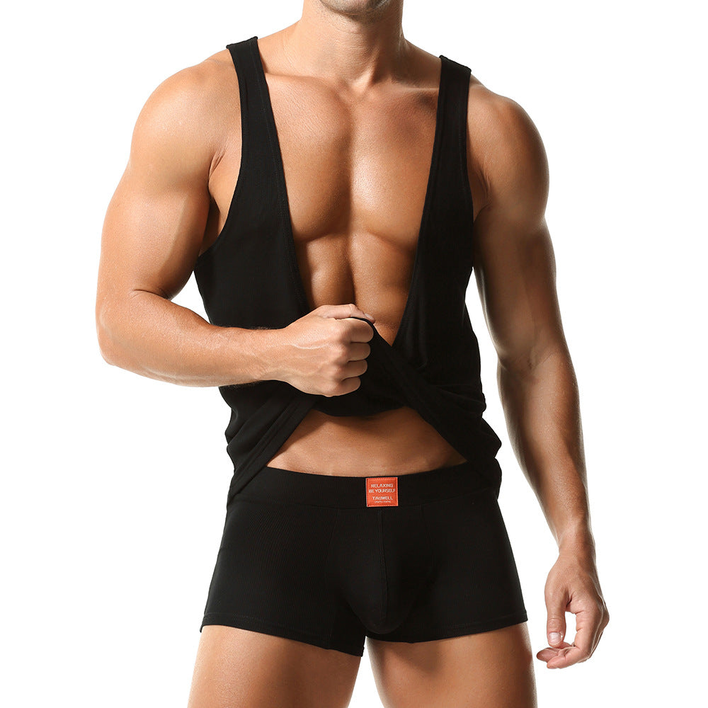 Men's Fitness Suit Sports Base Vest