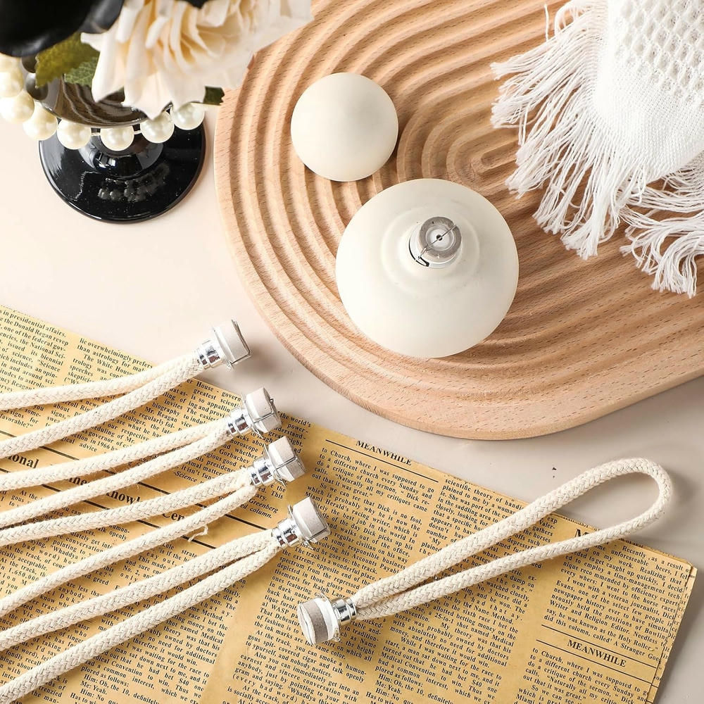 Set Of 2 Scented Lamp Wicks For Aromatic Room Fragrancing And Home Decor—Party Accessories Set