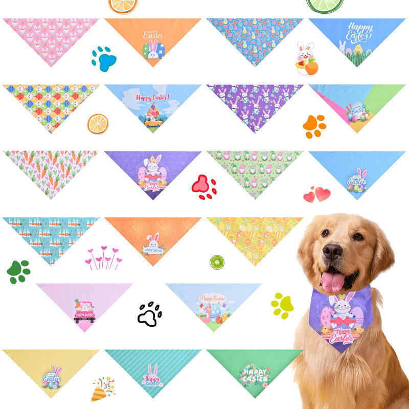 Easter Pet Triangular Bandage For Cats And Dogs