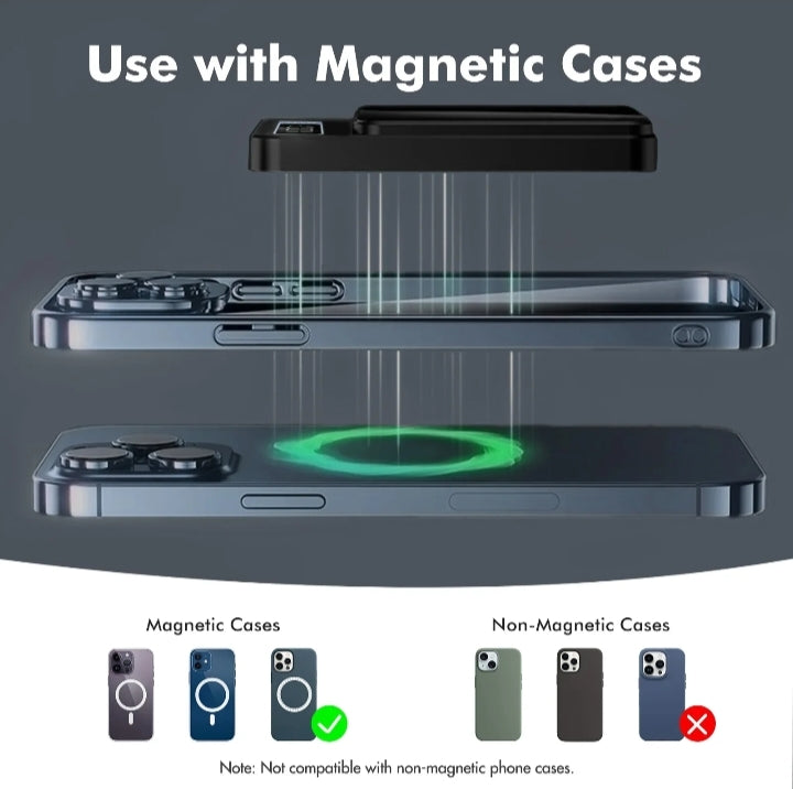 Magnetic Wireless Power Bank 22.5W Fast Charging Portable Charger With Digital Display