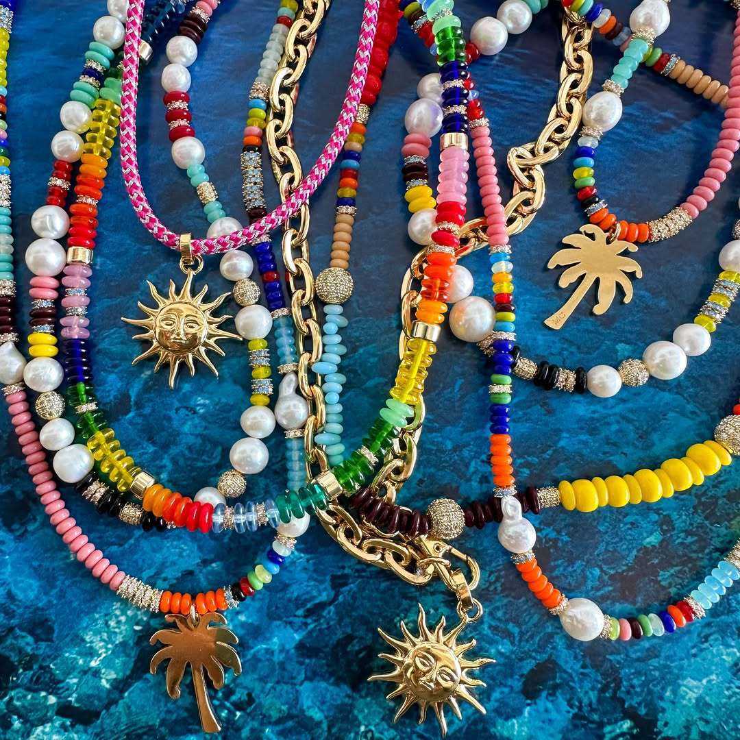 Bohemian-style Beaded Accessories And Clavicle-length Necklaces