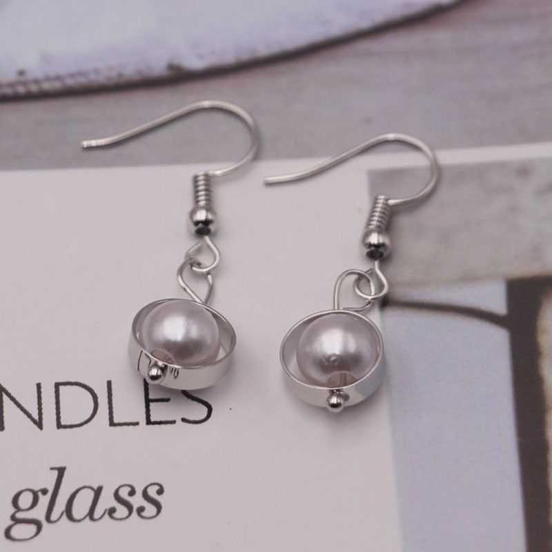 Imitation Silver Earrings European And American Retro Fringe Accessories