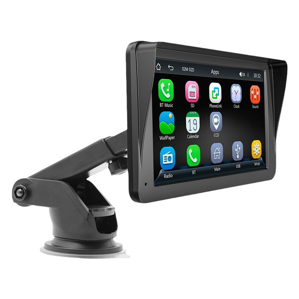Portable 7-inch In-car Smart Screen With Wireless CarPlay