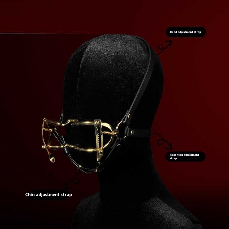 Metal Forced Mouth Cup Binding Smsex Toys Deep Throat Ball Gag