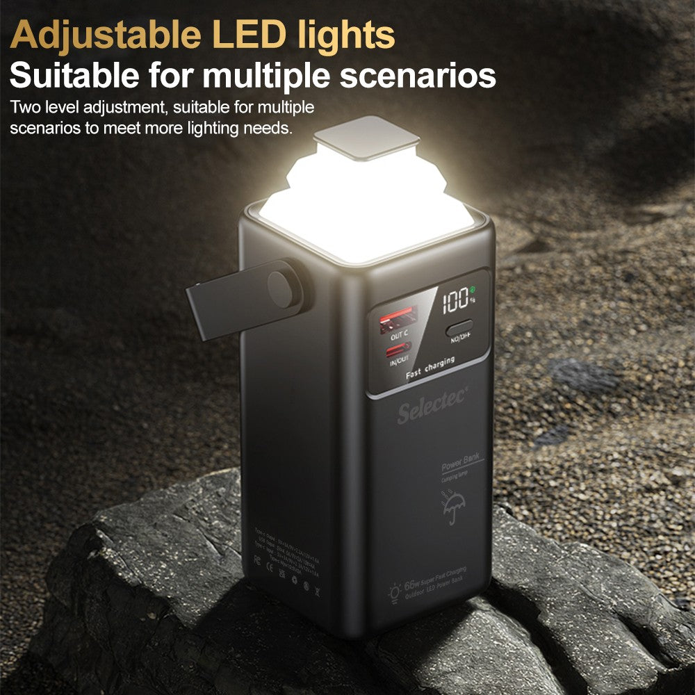 120W Portable Power Bank Large Capacity External Battery Fast Charging