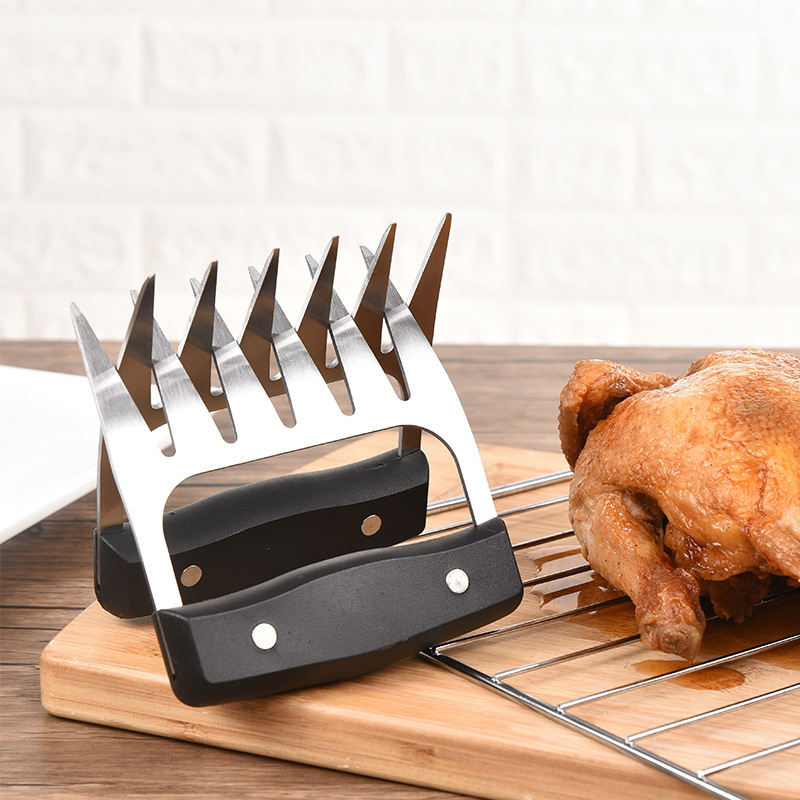 Cross-border Bear Claw Meat Shredder, Stainless Steel Bear Claw Chicken Shredder, BBQ Meat Shredder, Cooked Food, Turkey, Christmas