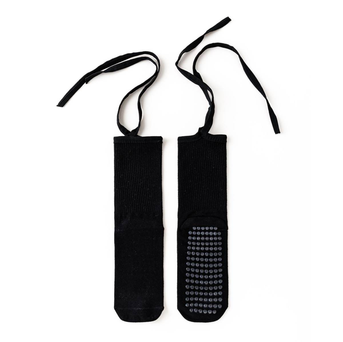 Women's Anti-slip Cross Lace-up Yoga Pilates Dance Dopamine Sports Wear Mid-calf Socks