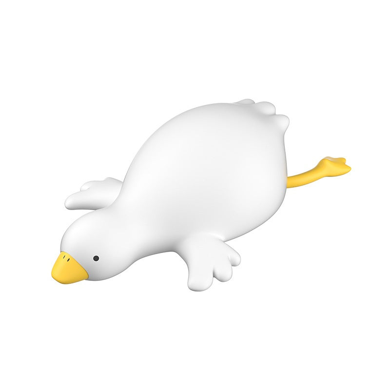 Big White Geese Night Cute Children Usb Charging Sleeping Ambience Light