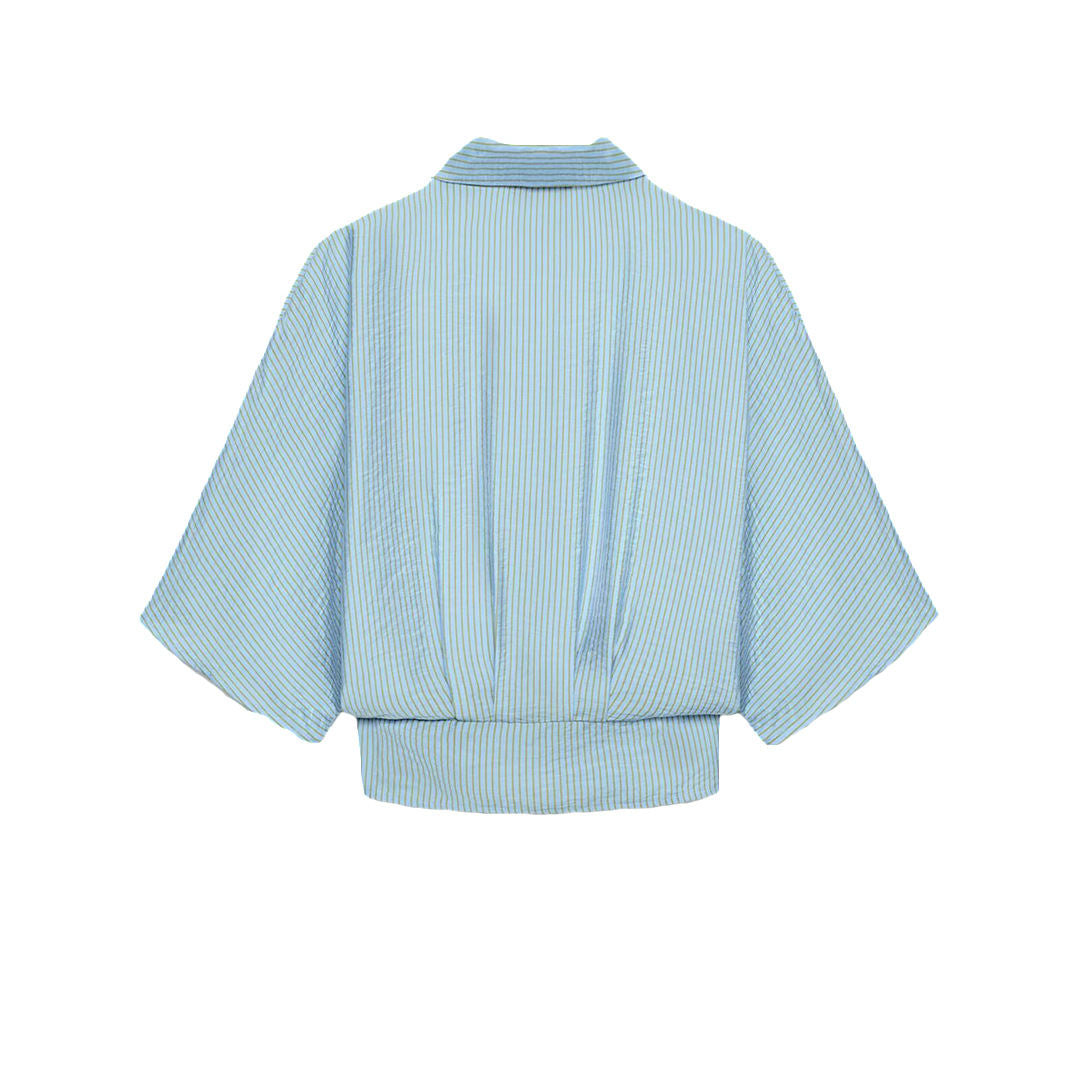 New Stylish And Versatile Striped Casual Long-sleeve Top